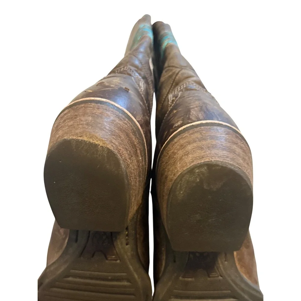Ariat Cheyenne Tribal Boots Women's‎ Size 7B- Perfectly Broken-In Cowgirl Boots